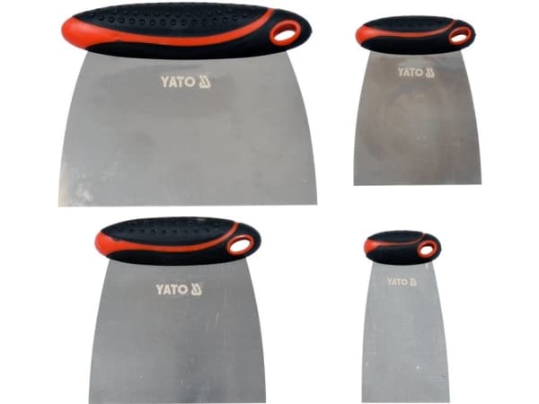 Yato YT-52790, Ruostumaton teräs, Muovi, Musta, Punainen, 4 kpl