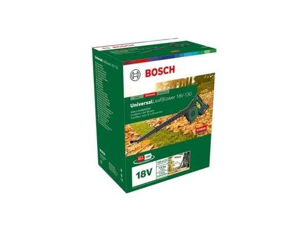 Bosch LeafBlower, Håndholdt løvblåser, Grønn, Lithium-Ion (Li-Ion), 2,5 Ah, 138 mm, 831 mm