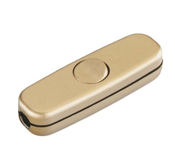 Bachmann 924.046, Vippströmställare, 1P, Guld, 250 V, 67 mm, 22 mm
