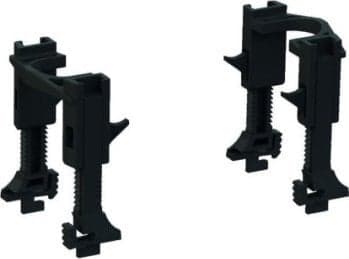 Bachmann PDU-liittimen lukko - musta (6 kpl) ( 802.0010 )