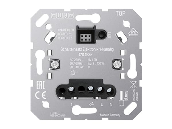 JUNG 1704ESE, Plast, -5 - 45 °C, 50/60 Hz, 230 V