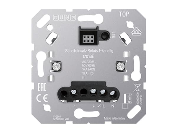 JUNG 1701SE, Plast, -25 - 45 °C, -20 - 70 °C, 50 - 60 Hz, 230 V
