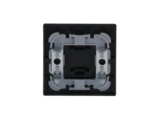 Busch-Jaeger 1786 JA/02-885, Black, Thermoplastic, Screwless, Busch-Jaeger, Matte, IP20