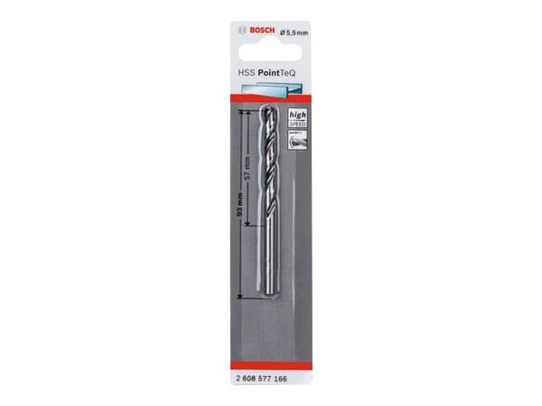 Bosch PointTeQ - Bor - for metall - bor - 5.5 mm - lengde: 93 mm