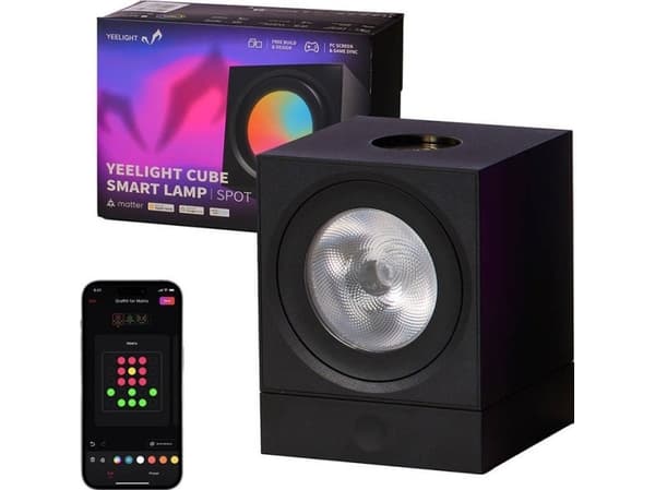 Yeelight Cube YLFWD-0008 - Smart lamp - LED - 2.5 W - RGB-lys - spot cube