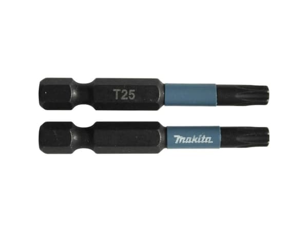 Makita Impact Black - Spiss for skrutrekker - 2 deler - 1/4" - torx - T25 - heksagonal - lengde: 50 mm