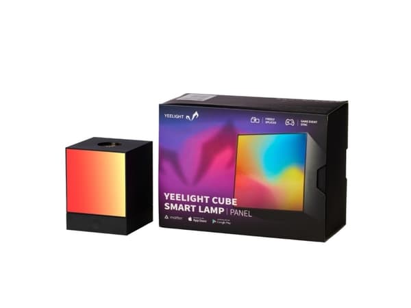 Yeelight Cube, Älypöytävalaisin, Wi-Fi/Bluetooth, Musta, Multi, 802.11b, 802.11g, Wi-Fi 4 (802.11n), 2,4 GHz