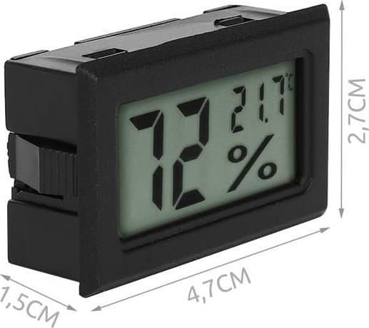 Iso Trade Digital termometer och hygrometer 2in1