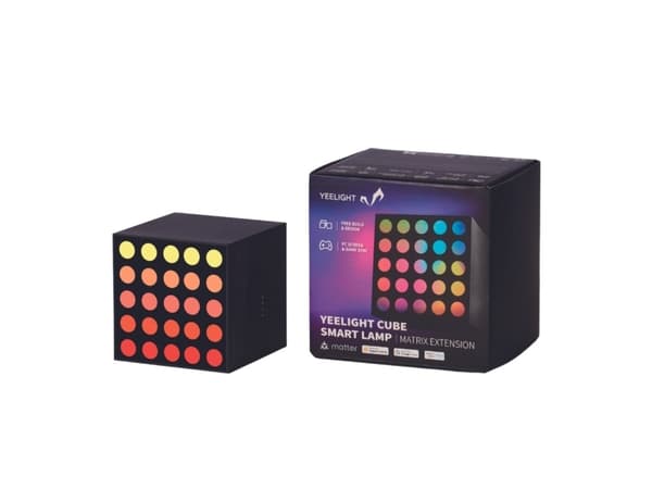 Yeelight Matrix - Smart lamp - LED x 25 - 2.5 W - RGB-lys - kube