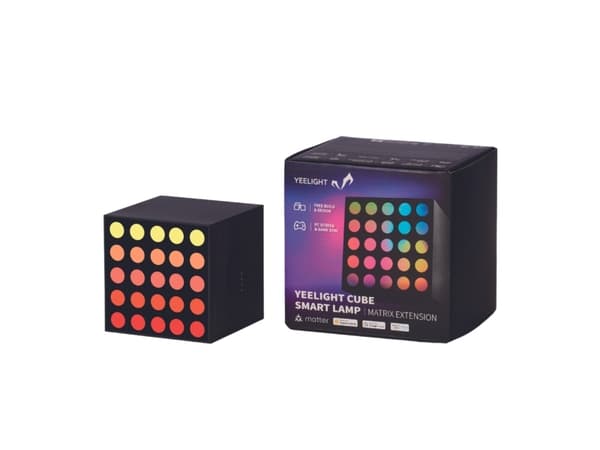 Yeelight Matrix - Smart lamp - LED x 25 - 2.5 W - RGB-lys - kube