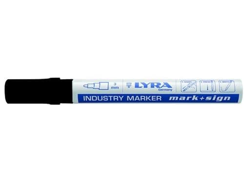 Paint marker 4040 rund 3mm sort