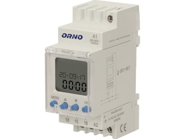 ORNO DIN RAIL ASTRONOMISK TIMER, 1 UTGÅNG