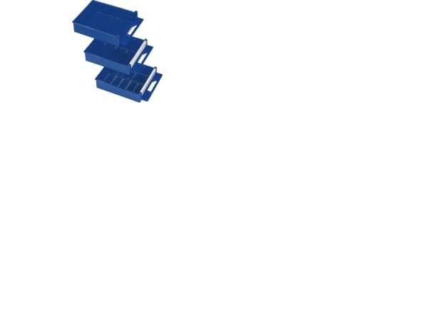 RAACO Skillevæg for 4-800 reolskuffer HxBxD: 79x317x7,5mm