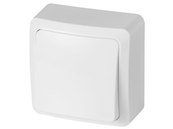 Elektroplast Single Pole Switch White