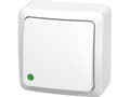 Pikkukuva 1 / 4: Elektroplast Single Pole Switch White