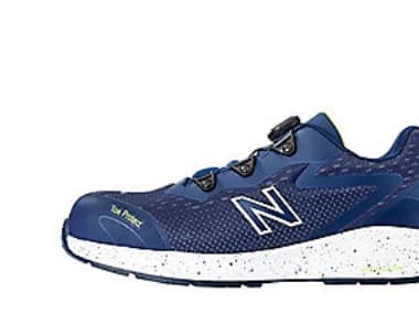 New Balance sik. sko str. 42 - Logic Navy Boa-luk, Acteva mellemsål, ESD godkendt