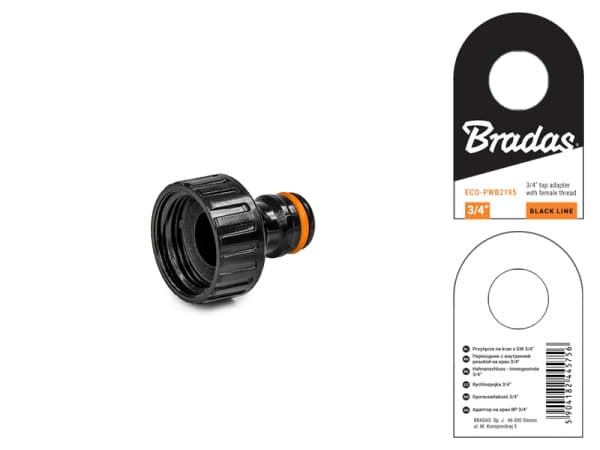 Bradas ECO-PWB2195, Liitosvälikappale, Tiputus-keinokastelujärjestelmä, Puola, 1 kpl
