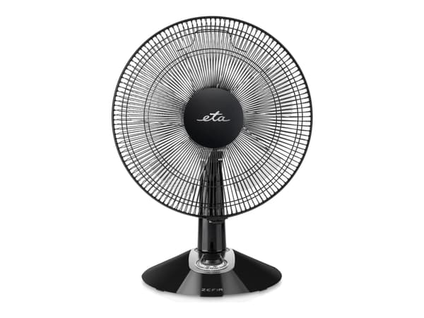 Pöytätuuletin ETA Zefir ETA160790010 Pöytätuuletin, nopeus 3, 45 W, värähtely, halkaisija 30 cm, musta
