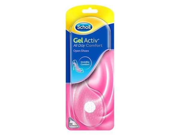 Scholl 3020801, Hunkjønn, Voksen, Komfort-innersåle, Gjennomsiktig, Gel