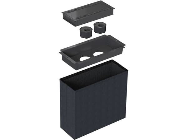 Kondator Powerdot Paket LITET komplett med 2 × 935-PD10 Powerdots, Svart