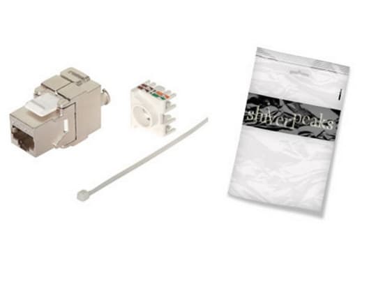 S-Conn BS75004-8, Platt, Rostfritt stål, RJ-45, 500 MHz, 8 styck