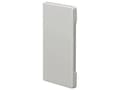 Miniatyrbild 1 av 2: Hager BR6513067035 Endestykke (B x T) 130 mm x 68 mm Grå 1 stk