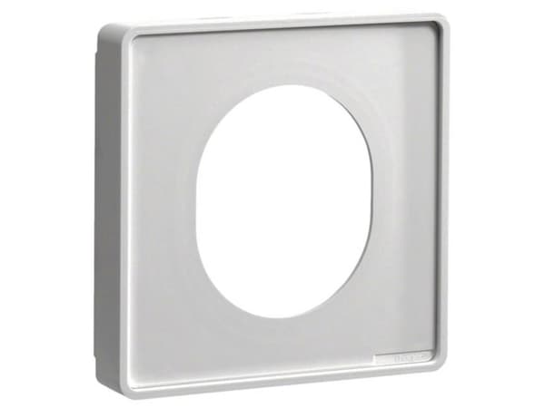 Hager G33747035, Grå, ABS synthetics, 1 styck