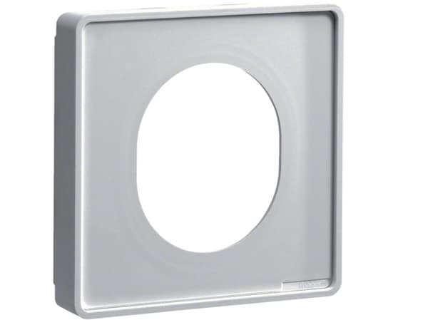 Hager G33747035, Grå, ABS synthetics, 1 styck Grå
