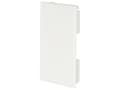 Miniatyrbild 1 av 2: Hager FB8013069016 Ändlock (B x H) 130 mm x 82 mm Vit 1 st