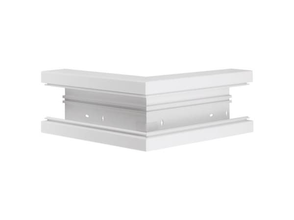 Hager BR6513039016 Ulkokulma (L x S) 130 mm x 68 mm Valkoinen 1 kpl