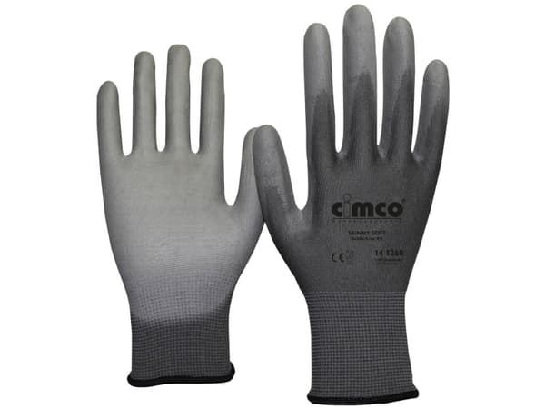 Cimco 141262, Verkstedhansker, Grå, XXL
