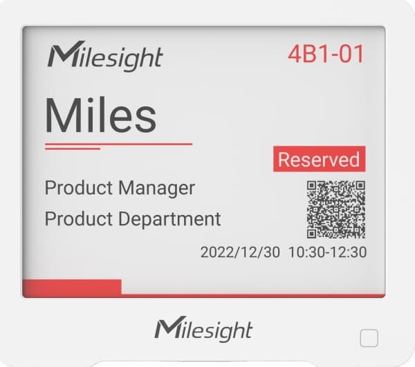 Milesight IoT IoTÂ E-inkÂ Display, DS3604-868M LoRaWAN (DS3604-868M)