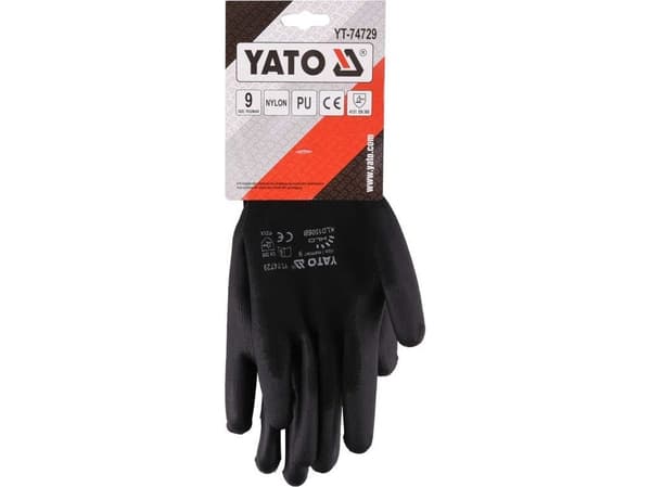 Yato-belagte arbeidshansker størrelse 9" (YT-74729)