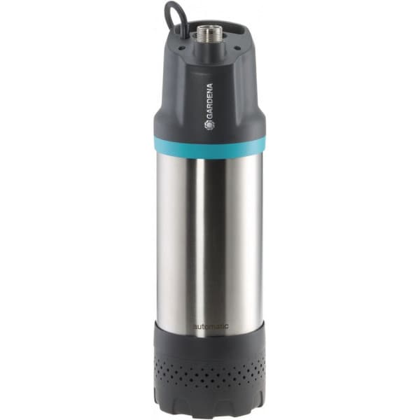 Gardena 6100/5 Inox Auto dränkbar tryckpump Grå, Rostfritt stål, Turkos