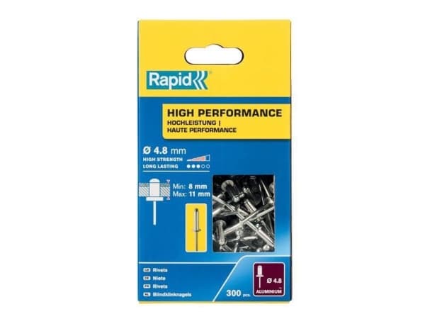 Aluminiumsnagler Rapid 4,8 x 14 mm, 300 stk