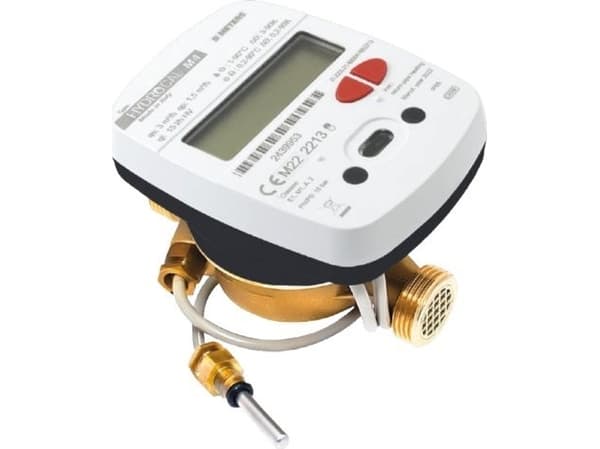 BMETERS Boligvarmemåler HYDROCAL M4 3/4 Qp-2,5 m3/h DN 20 Tilbake RADIO
