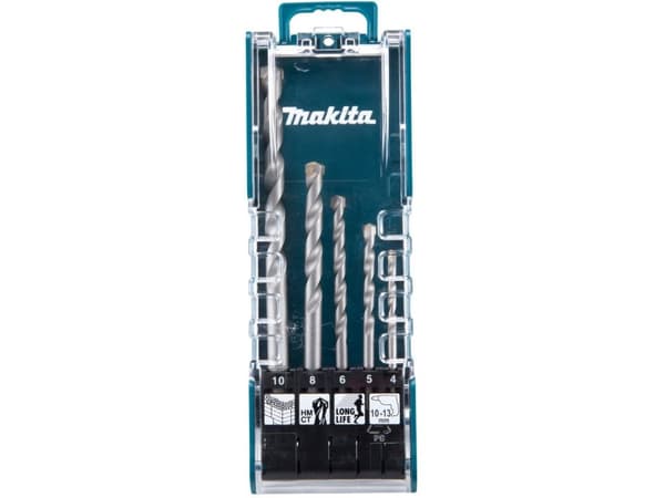 Murborr Makita E-11536 Murborrset 5st (4,0x70. 5,0x85, 6,0x100, 8,0x110, 10,0x150mm)