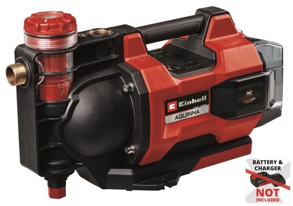 Einhell AQUINNA, Batteri, 3,7 stang, 3800 l/t, Sort, Rød