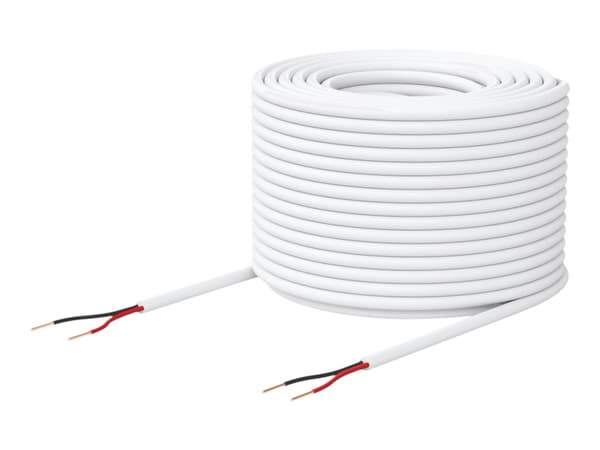Ubiquiti UACC-CABLE-DOORLOCKRELAY-1P, Pienjännitekaapeli, Valkoinen, Kestomuovinen elastomeeri, Kupari, 36 V, 152,4 m