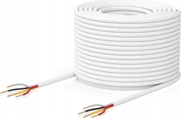 Ubiquiti - Bulkkabel - 36 V - 152.4 m - plenum, massiva ledare - vit
