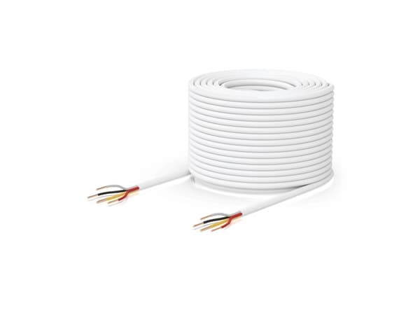 Ubiquiti - Bulkkabel - 36 V - 152.4 m - plenum, massiva ledare - vit