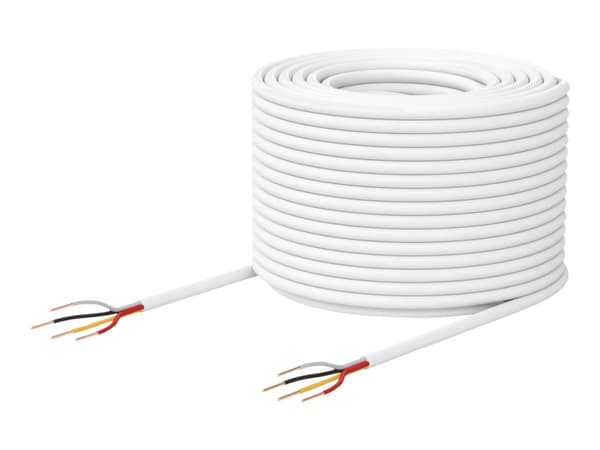 Ubiquiti - Bulkkabel - 36 V - 152.4 m - plenum, massiva ledare - vit