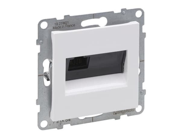 Legrand SUNO - RJ45/cat 6A UTP pistorasia, valkoinen - Legrand 721154 himp