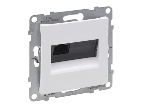 Legrand SUNO - RJ45/cat 6A UTP pistorasia, valkoinen - Legrand 721154 himp