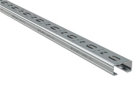 Walraven RapidRail skinne WM1 - Walraven RapidRail Skinne WM1 - 30x15x1.5mm 2mtr - Elforz.