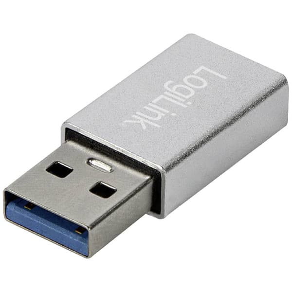 LogiLink USB 3.0 Adapter [1x USB 3.2 Gen 1 A hane (USB 3.0) - 1x USB 3.2 Gen 1 B hona (USB 3.0)] AU0056 Silver