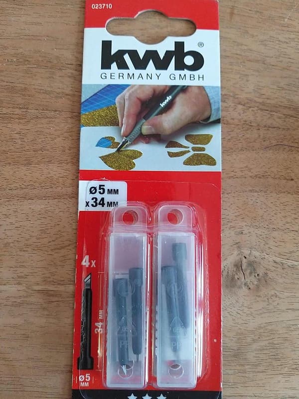 kwb skærekniv 34 mm 4 stk (023710)