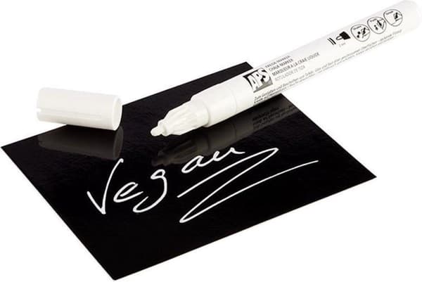 Krijtmarker - Set om 2 - Wit