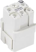Miniatyrbillede 1 af 2: Harting fatningsindsats Han® Q 09 12 005 3101 5 + PE crimpning 1 stk (09 12 005 3101)