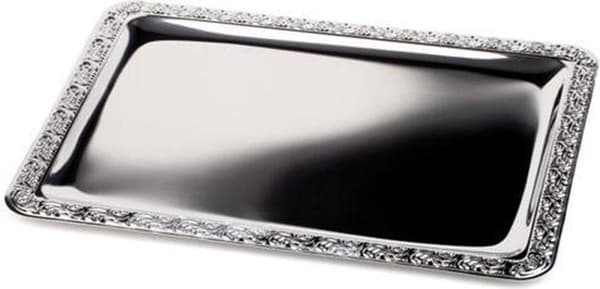 Serveringsskål rvs "beautiful eating", 35x24cm, set med 2 delar